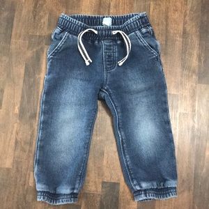 Baby Gap soft denim joggers - 18-24 months